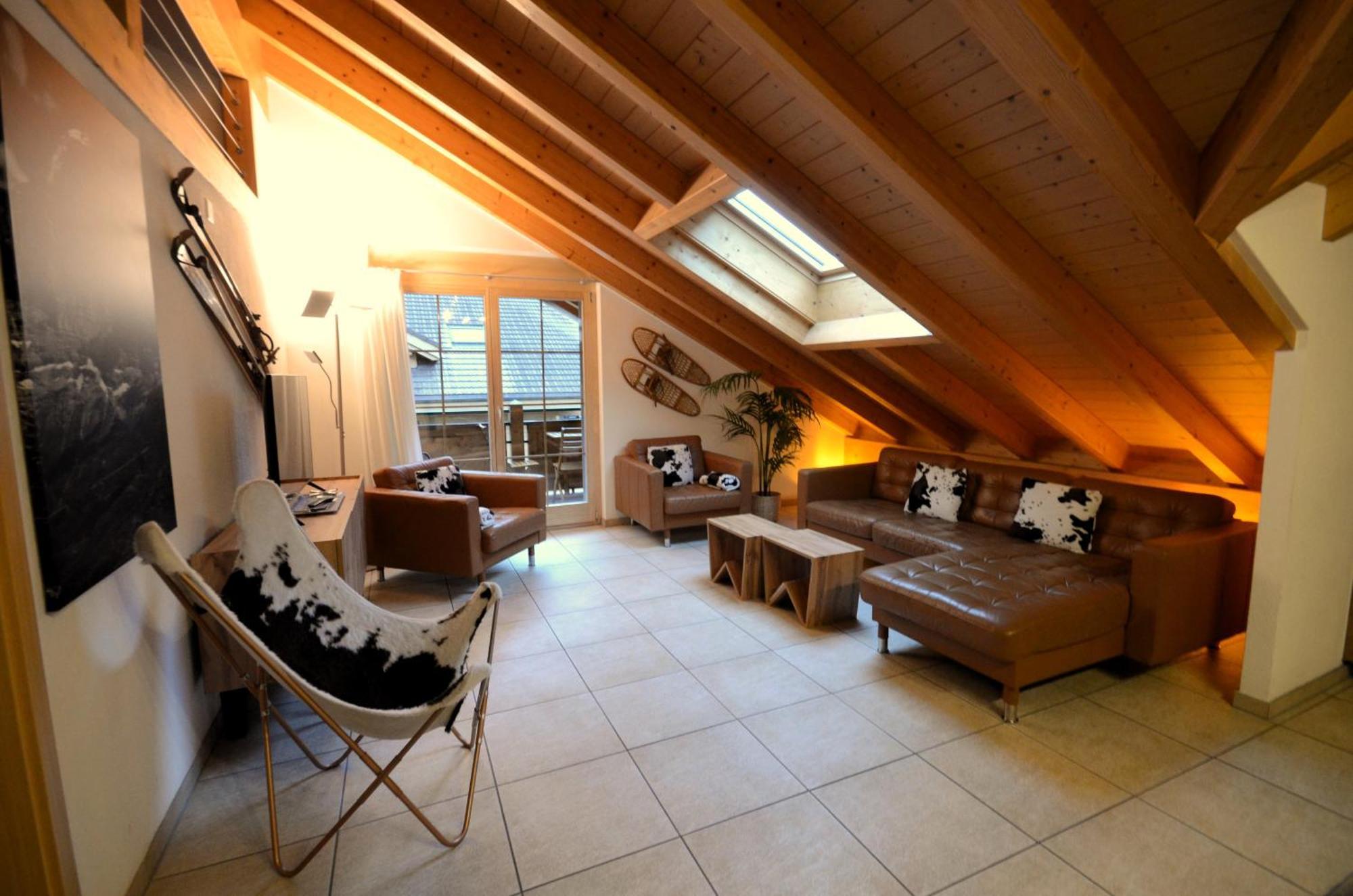 Luxury Penthouse Apartment 라우터브루넨 외부 사진
